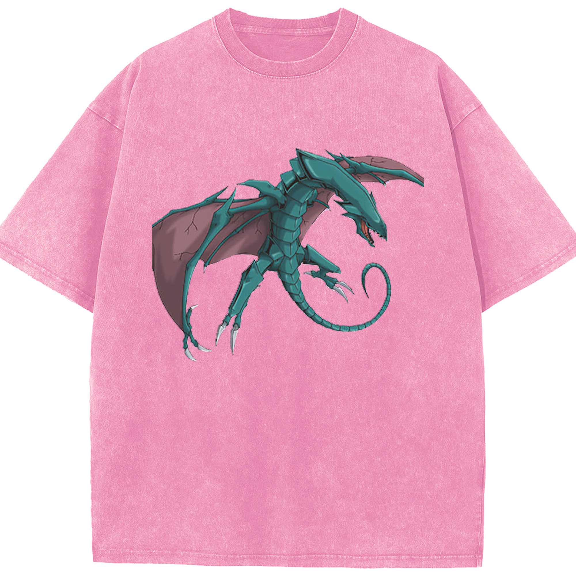 （画像用） 遊☆戯☆王 Yu-Gi-Oh! 綿100% ヴィンテージ風 半袖Tシャツ（フロントプリント）